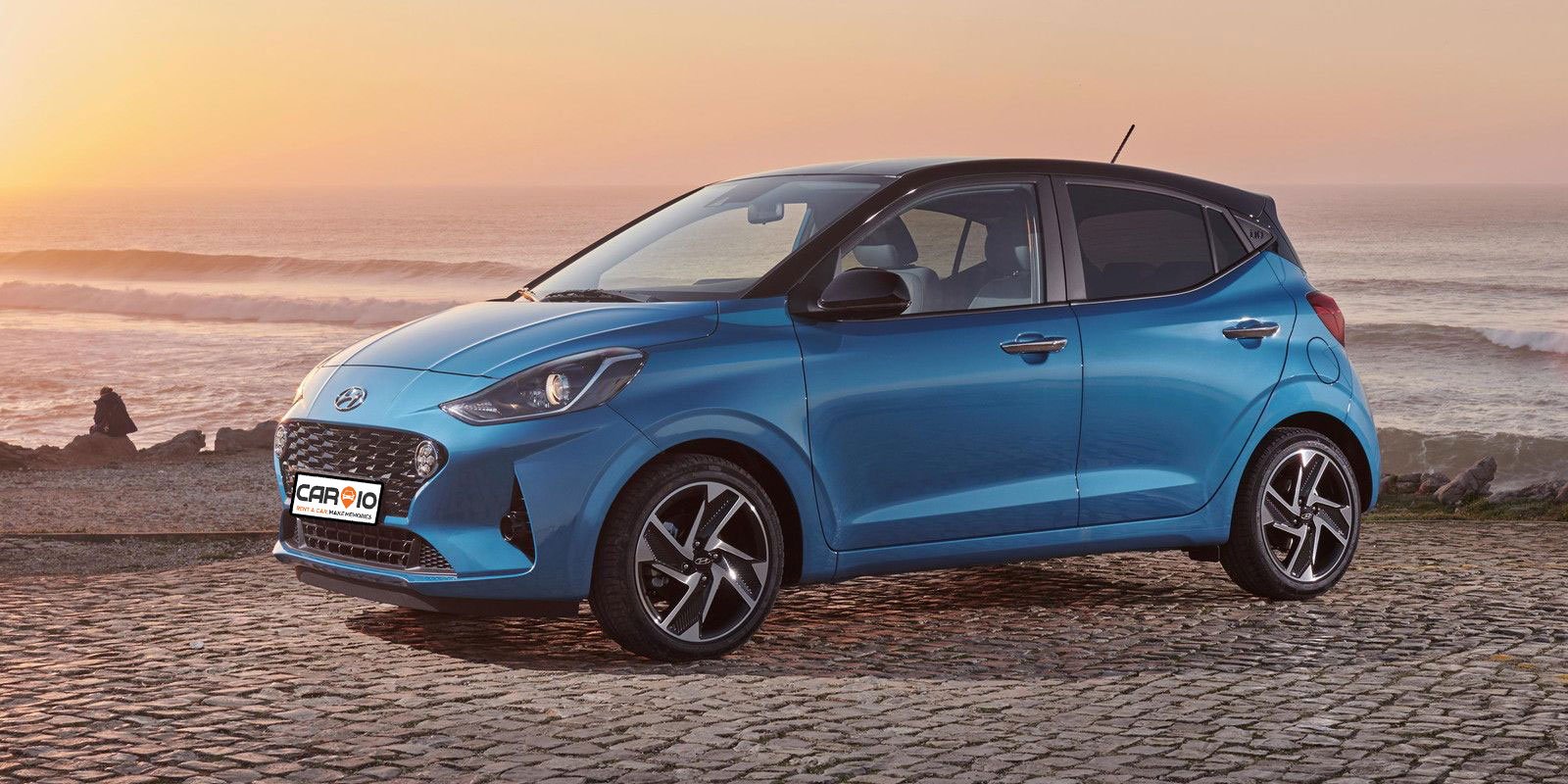 Hyundai i10 rental car from CARIO in Rhodes